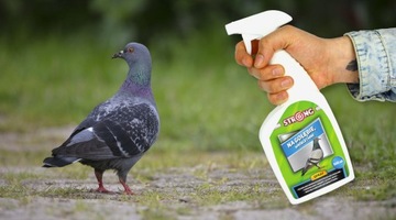 2x СПРЕЙ ДЛЯ ГОЛУБЕЙ, ВОРОН, ПТИЦ, СИЛЬНЫХ 0,5л