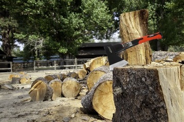 УНИВЕРСАЛЬНЫЙ ТОПОР ДЕРЕВЯННЫЙ ТОПОР ИЗ СТЕКЛОСТЕКЛА