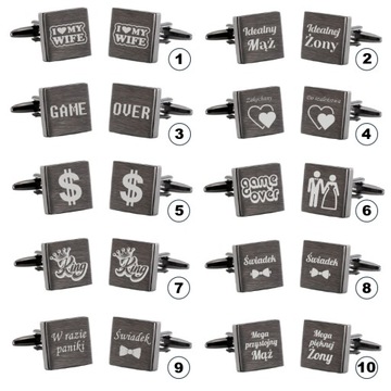 Запонки ВАШ ТЕКСТ ВАША ГРАФИКА свадьба