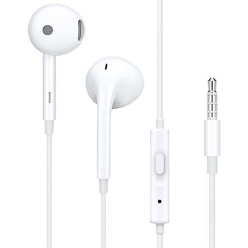 Słuchawki Douszne stereo zestaw słuchawkowy mikrofon OPPO MH156 JACK 3.5MM