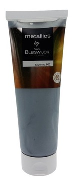 SREBRNA METALICZNA FARBA AKRYLOWA DO MALOWANIA TUBA 250ml FARBY AKRYLOWE