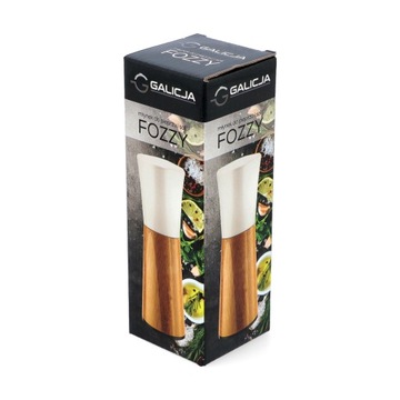 FOZZY РУЧНАЯ БАМБУКОВАЯ МЕЛЬНИЦА ДЛЯ ПЕРЦА/СОЛИ