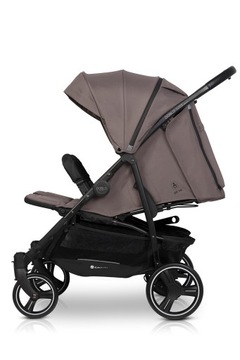 КОЛЯСКА DOBLO TAUPE 0–22 КГ С НЕЗАВИСИМЫМИ СИДЕНЬЯМИ, ЗАЩИТНЫМИ ПЛЕНКАМИ