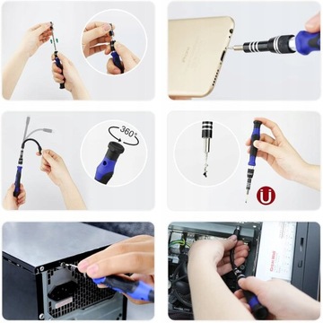 НАБОР ТОЧНЫХ ОТВЕРТОК, ОТВЕРТОК, БИТ RT0161 ДЛЯ ТЕЛЕФОНОВ 80в1