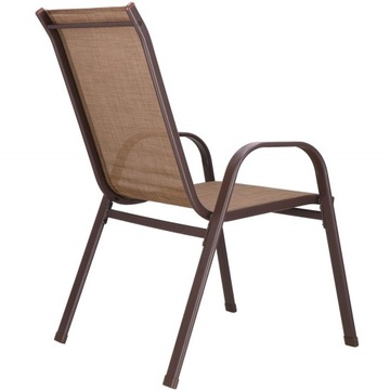 4x САДОВЫЙ СТУЛ, прочные СТУЛЬЯ, СТУЛЬЯ для террасы, балкона, террасы, металл