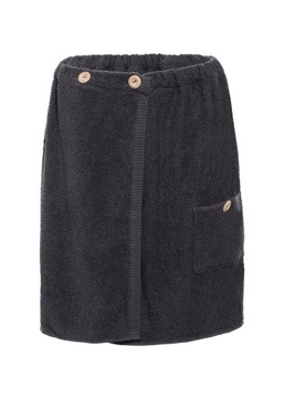 МУЖСКАЯ ПАКЕТ ДЛЯ САУНЫ СЕРЫЙ КИЛТ ШАПКА С КОВРИКОМ НА ПУГОВИЦЕ