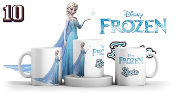 KUBEK FROZEN KRAINA LODU ELSA + IMIE + KARTONIK