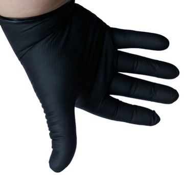 Перчатки Черные нитриловые перчатки Very Strong XL 50 шт.