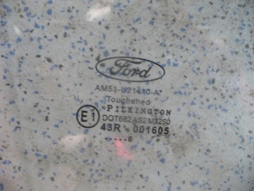 FORD C-MAX MK2 SKLO (OKNO) DVEŘE PŘEDNÍ L/P FACELIFT 18R ORIG.