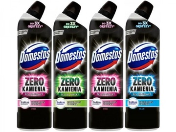 ZESTAW 4X DOMESTOS ZERO KAMIENIA OCEAN+LIME+2XPINK