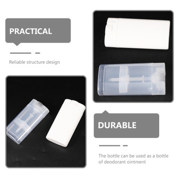 Емкость пластиковых бутылок с дезодорантом и кремом