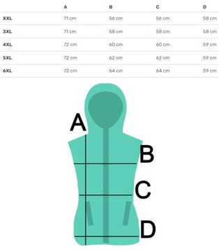 Krótki bezrękawnik kamizelka męska pikowana z dresowym kapturem 6XL (52)