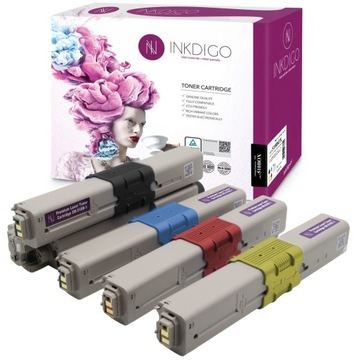 4xToner do OKI C510DN C511DN C530DN C531DN Komplet