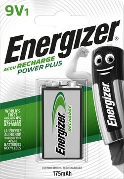 Akumulator HR22 9v ENERGIZER NiMH kostka akumulatorek do pilota
