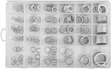 МЕТРИЧЕСКИЕ АЛЮМИНИЕВЫЕ ШАЙБЫ НАБОР МЕТРИЧЕСКИХ АЛЮМИНИЕВЫХ ШАЙБ