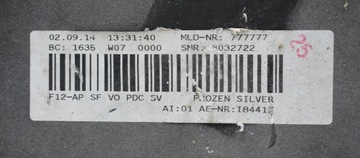 BMW 6 F12 F13 M PACKET NÁRAZNÍK PŘEDNÍ ORIG.