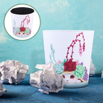 KOSZ NA ŚMIECI Z POKRYWĄ BIUROWY KOSZ NA ŚMIECI SAMOCHODOWY KOSZ NA ŚMIECI