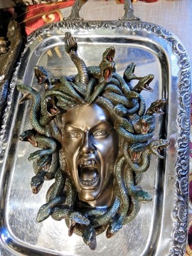 МИФИЧЕСКАЯ НАСТЕННАЯ МАСКА ДЖЕДДУСА ГОРГОНЫ УЖАС v