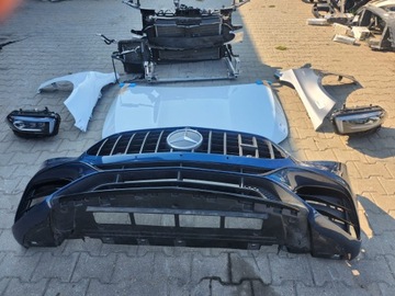 Mercedes 177 amg 45 zderzak maska lampy chłodnice