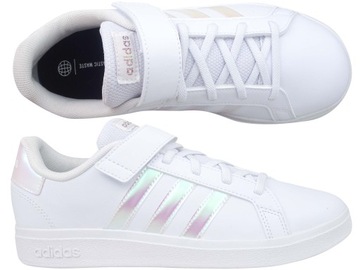 ADIDAS GRAND COURT 2.0 EL GY2327 BUTY TENISÓWKI TRAMPKI GUMKI RZEP HOLOGRAM