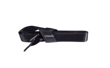 Sznurówki z Satyny płaskie 120 cm Czarne
