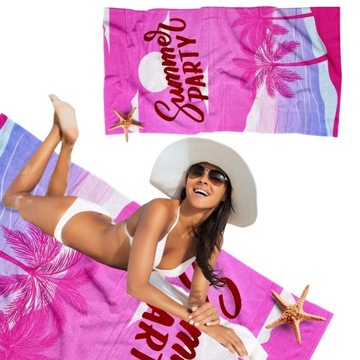 DUŻY RĘCZNIK PLAŻOWY SZYBKOSCHNĄCY 70X140 KĄPIELOWY Z MIKROFIBRY WZORY XL %