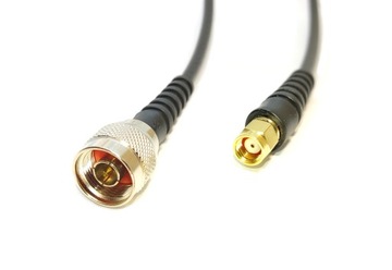 Kabel H155 przyłącze przedłużacz do anteny WIFI wtyk RSMA SMARP wtyk N 2m
