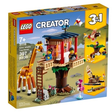 LEGO CREATOR DOMEK NA DRZEWIE NA SAFARI 31116