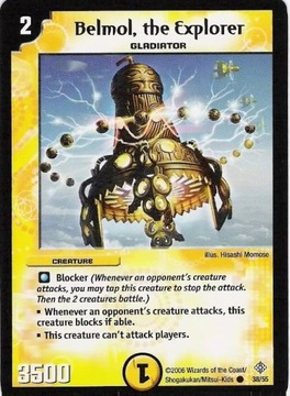 *DM-12 DUEL MASTERS - BELMOL, THE EXPLORER - !!!