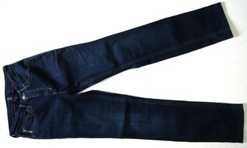BOGNER 26 R.34 super shape spodnie damskie jeans slim wys.stan