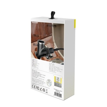 АВТОМОБИЛЬНОЕ ЗАРЯДНОЕ УСТРОЙСТВО BASEUS FAST 2x USB 40ВТ + РАЗЪЕМ ПРИкуривателя 3,4А