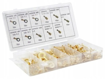 АВТОМОБИЛЬНЫЕ РАЗЪЕМЫ, КАБЕЛЬНЫЕ РАЗЪЕМЫ, ВНУТРИ, НАБОР 750 ШТ. КОРОБКА.