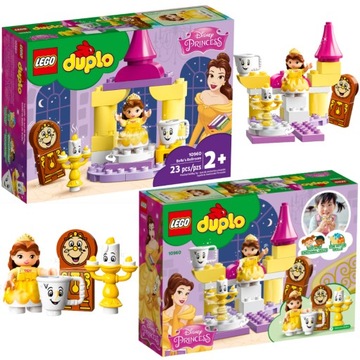 KLOCKI LEGO DUPLO DISNEY SALA BALOWA KSIĘŻNICZKI BELLI PREZENT DLA 2 LATKI