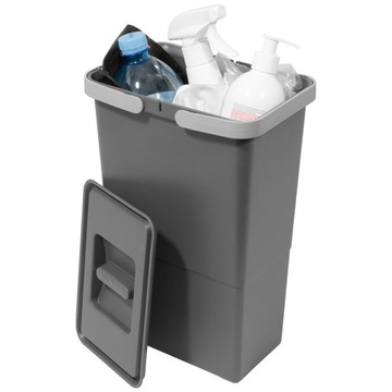 Сортировщик мусора SQUARE 60 с плавным закрыванием 3х18л 1х8л