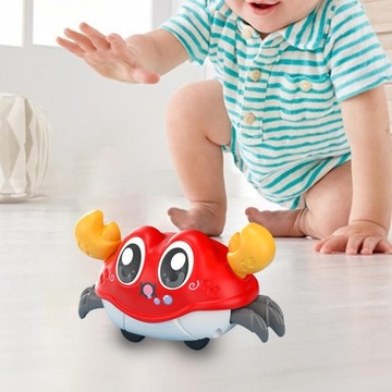 Игрушка для ползания Машинка с выдвижным механизмом в подарок на день рождения Ребёнку от 6 лет, красный
