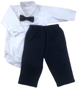 KOMPLET wizytowy zestaw 86 cm +12m do Chrztu