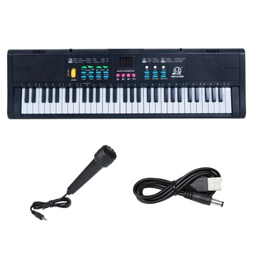 Keyboard Piano Instrument Toy Practical Microphone Portable Musical Digital