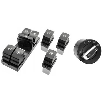 PRZEŁĄCZNIKI ŚWIATEŁ + SZYB VW GOLF V PASSAT B6