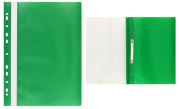 Папка мягкая ПП А4 с перфорацией, зеленая, 20 шт.
