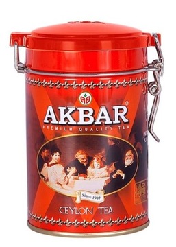 Herbata Czarna Akbar Tea Ceylon 100g w puszce