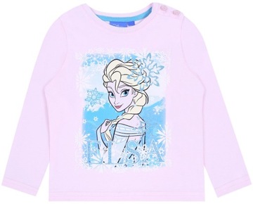 Różowa bluzka Elsa KRAINA LODU 12-18 m 86 cm