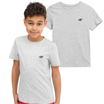 KOSZULKA CHŁOPIĘCA 4F T-SHIRT BAWEŁNIANY R. 164