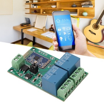 Moduł przekaźnika 2-kanałowy Bluetooth Board APP Zdalny włącznik ze