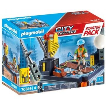 Playmobil - 70816 Plac Budowy Z Wyciągarką