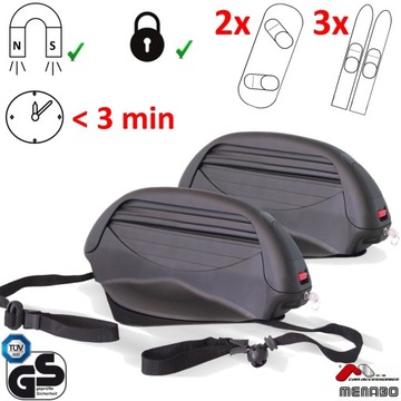 АКОНКАГУА - СТОЙКА ДЛЯ ЛЫЖ С МАГНИТНЫМ ДЕРЖАТЕЛЕМ