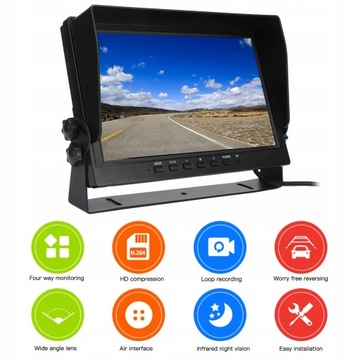 РЕВЕРСИВНЫЙ МОНИТОР HD С ЗАДНЕЙ КАМЕРОЙ TFT LCD РЕЗЕРВНЫЙ ЭКРАН