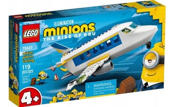 LEGO MINIONS Minionki Nauka pilotażu Samolot 75547