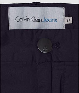 CALVIN KLEIN jeansowe granatowe SPODENKI męskie 30