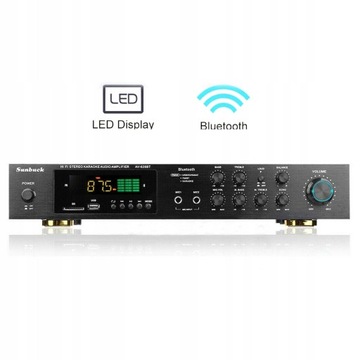 600 Вт Bluetooth Mini AV-628BT HiFi FM/AM-усилитель