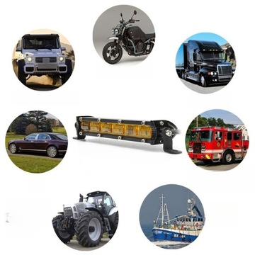 LAMPY LED PRZECIWMGIELNE SAMOCHODU 7 CALOWE ŚWIATŁA TERENOWE DO CIĘŻARÓWEK